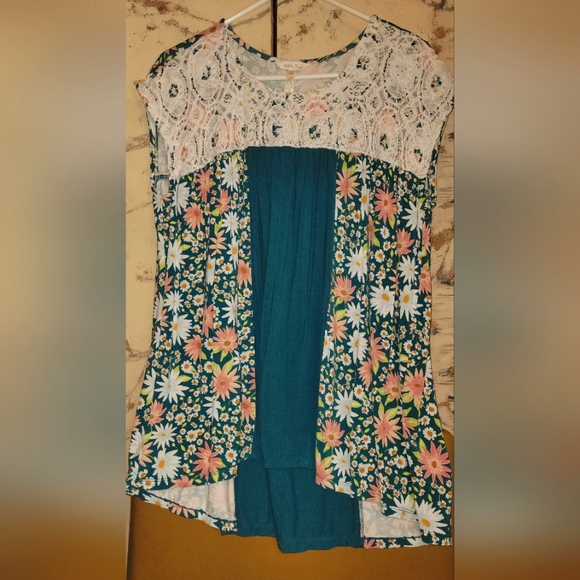 Matilda Jane Boho Top L - Picture 2 of 3